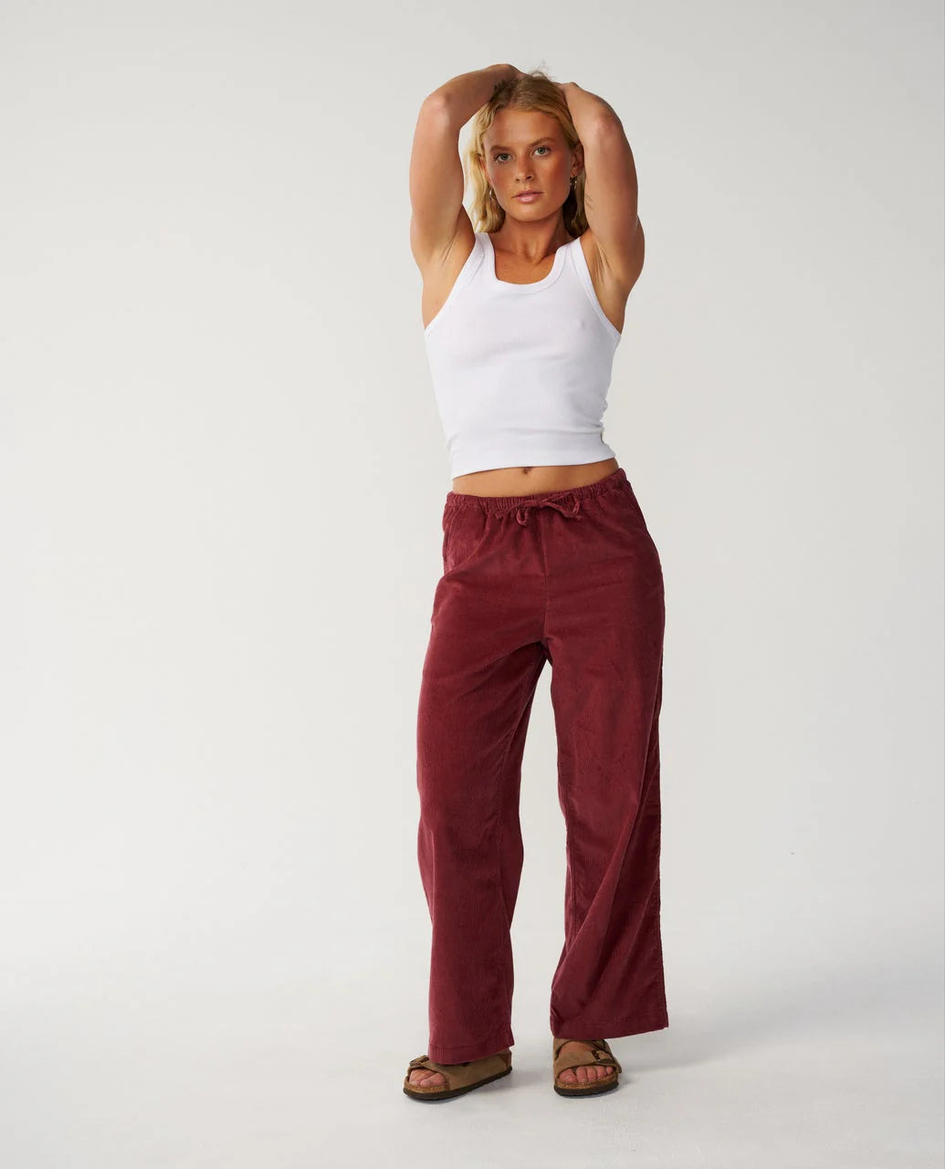 Rip Curl Women's Keepsakes Washed Cord Pant - Dark Plum - Sun Diego Boardshop