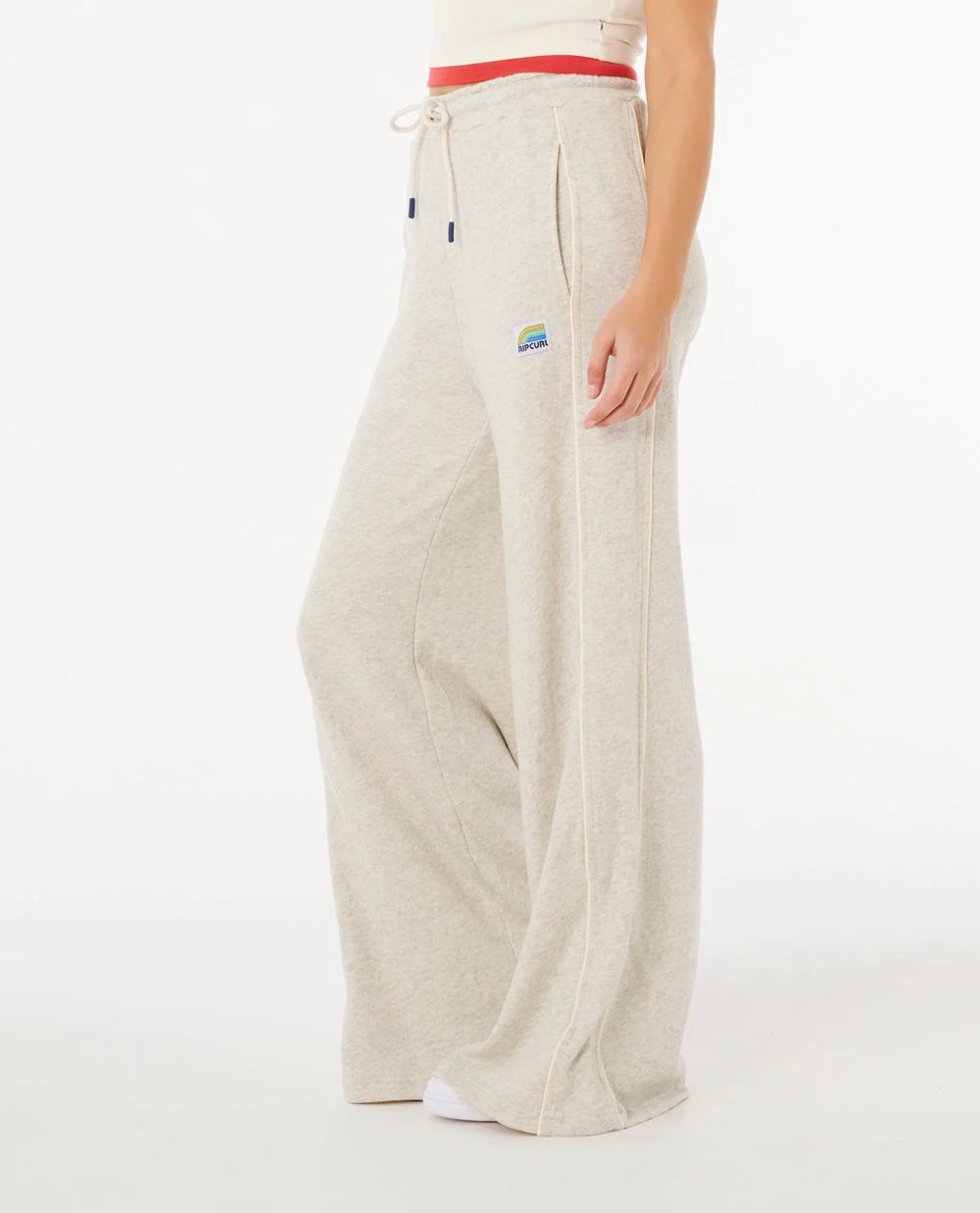 Rip Curl Surf Side Spliced Wide Leg Pant - Grey Marle - Sun Diego Boardshop