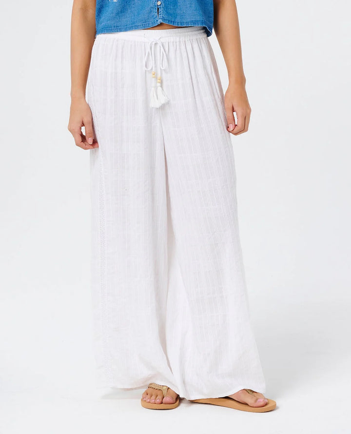 Rip Curl Women's Catalina Islands Wide Leg Pant - Optical White 3262 - Sun Diego Boardshop