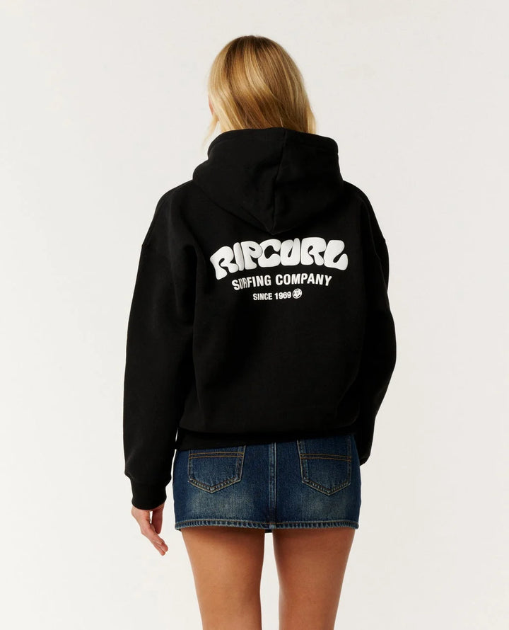 Rip Curl Women's Surf Puff Heritage Hood - Black - Sun Diego Boardshop