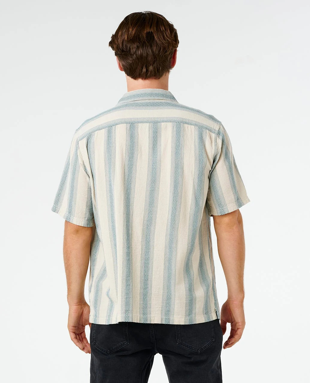 Rip Curl Men's Classic Surf Weaver Short Sleeve Shirt - Vintage White - Sun Diego Boardshop