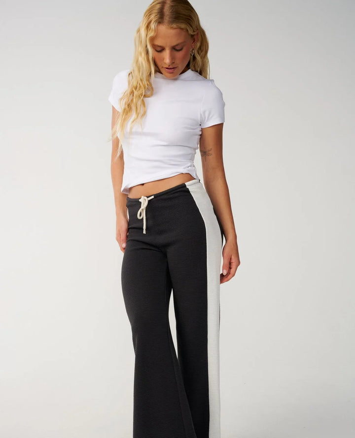 Rip Curl Women's Retro Swell Wide Leg Pant - Washed Black - Sun Diego Boardshop