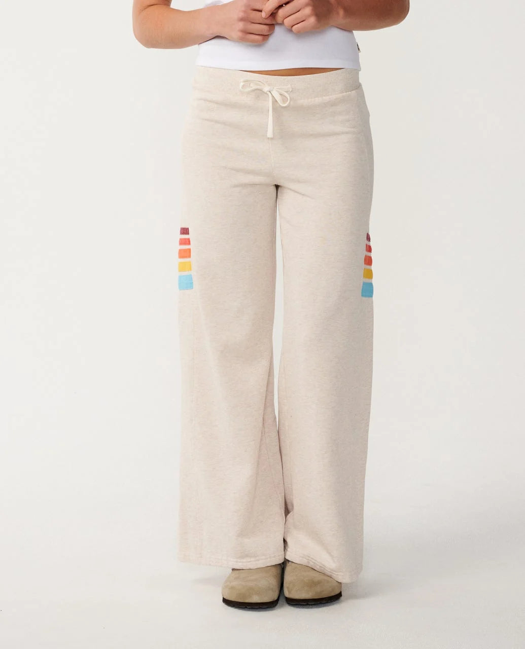 Rip Curl Women's Surf Revival Wide Leg Pant - Oatmeal Marle - Sun Diego Boardshop