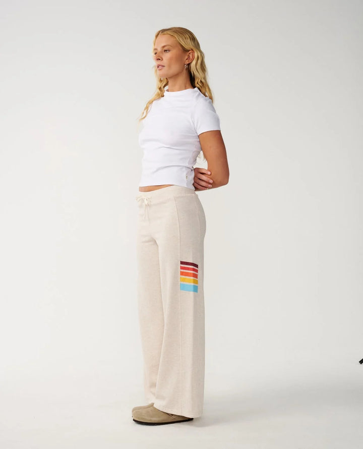 Rip Curl Women's Surf Revival Wide Leg Pant - Oatmeal Marle - Sun Diego Boardshop