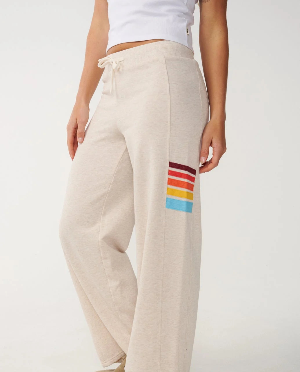 Rip Curl Women's Surf Revival Wide Leg Pant - Oatmeal Marle - Sun Diego Boardshop