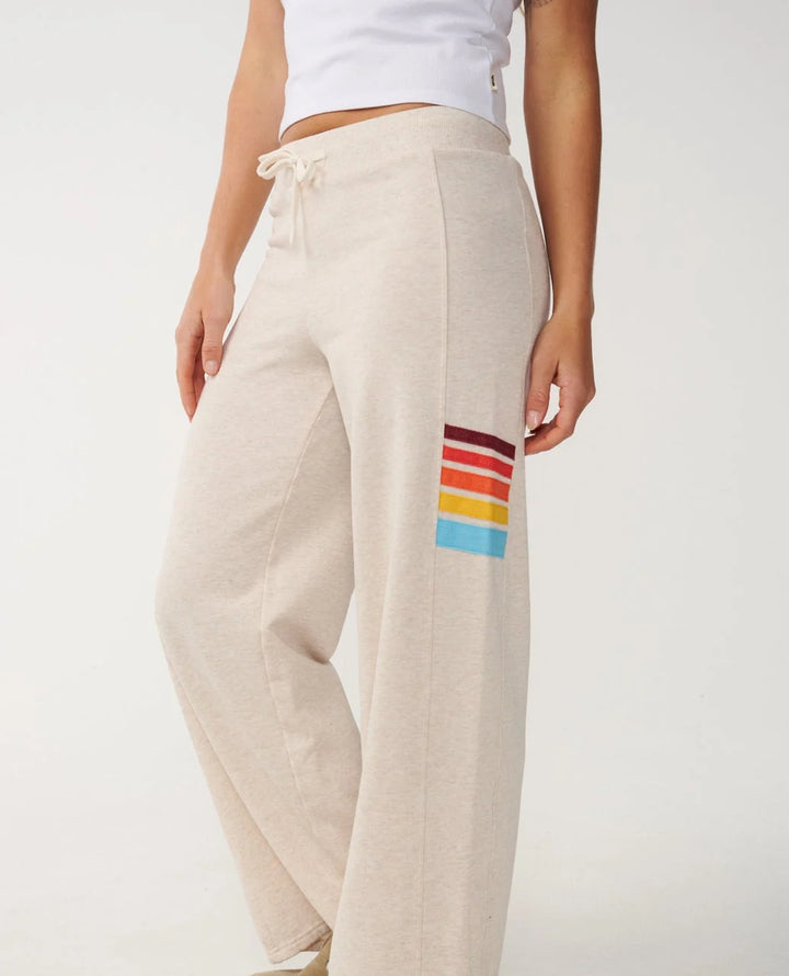 Rip Curl Women's Surf Revival Wide Leg Pant - Oatmeal Marle - Sun Diego Boardshop