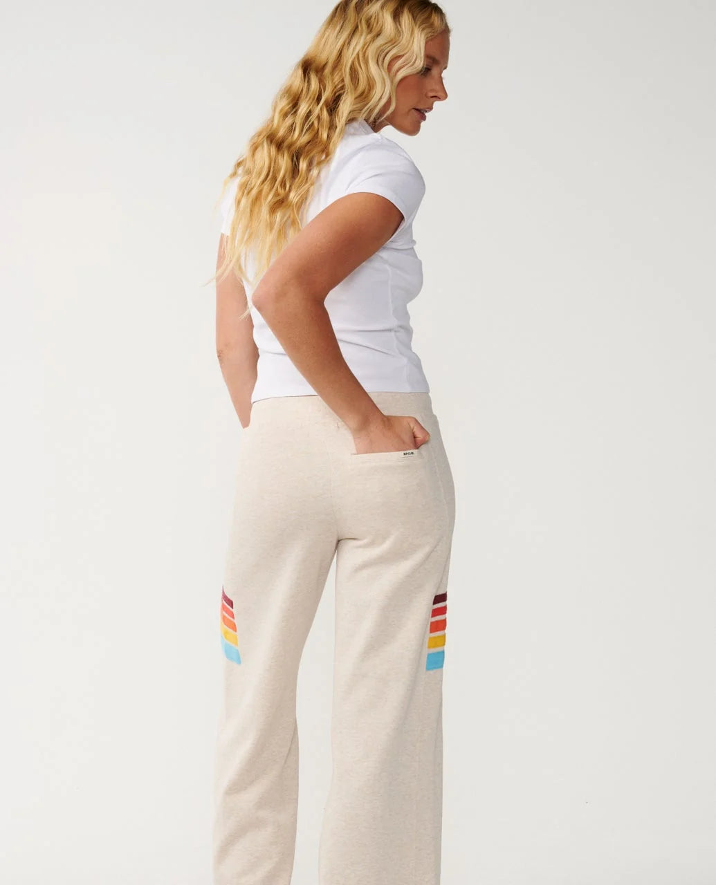 Rip Curl Women's Surf Revival Wide Leg Pant - Oatmeal Marle - Sun Diego Boardshop