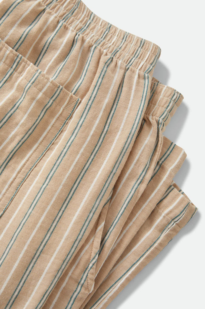 Brixton Women's Lounge Pant - Sand Stripe - Sun Diego Boardshop