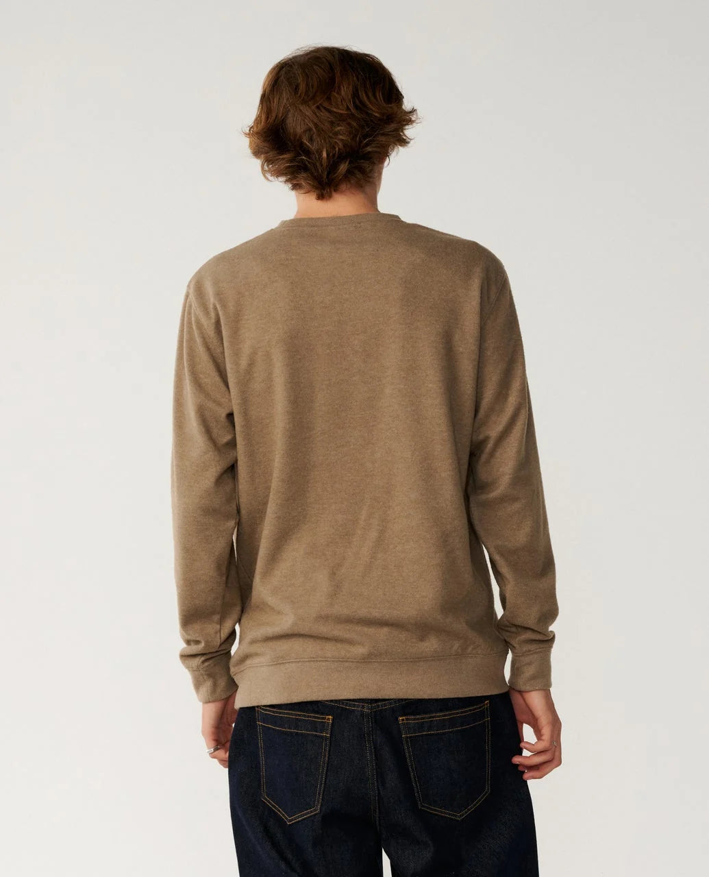 Rip Curl Men's Grid Crew - Walnut - Sun Diego Boardshop