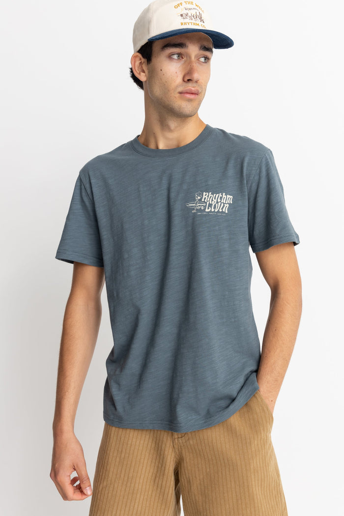 Rhythm Livin Slub Ss T-Shirt - SLATE - Sun Diego Boardshop