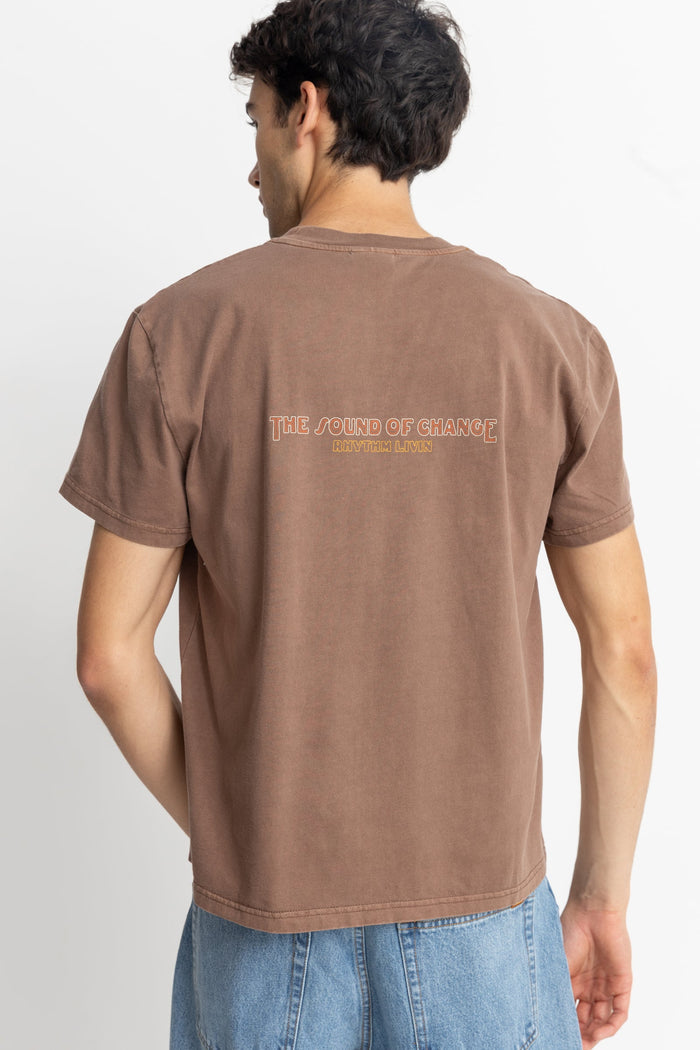 Rhythm Cosmic Band Ss T-Shirt - BROWN - Sun Diego Boardshop