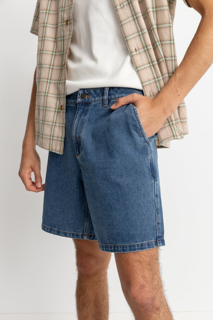 Rhythm Denim Essential Short - DARK BLUE - Sun Diego Boardshop