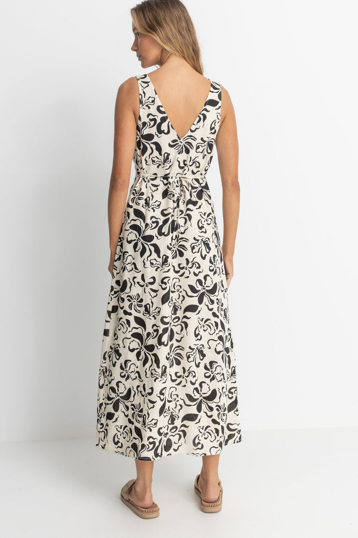 Rhythm Sundance Floral Maxi Dress - NATURAL - Sun Diego Boardshop