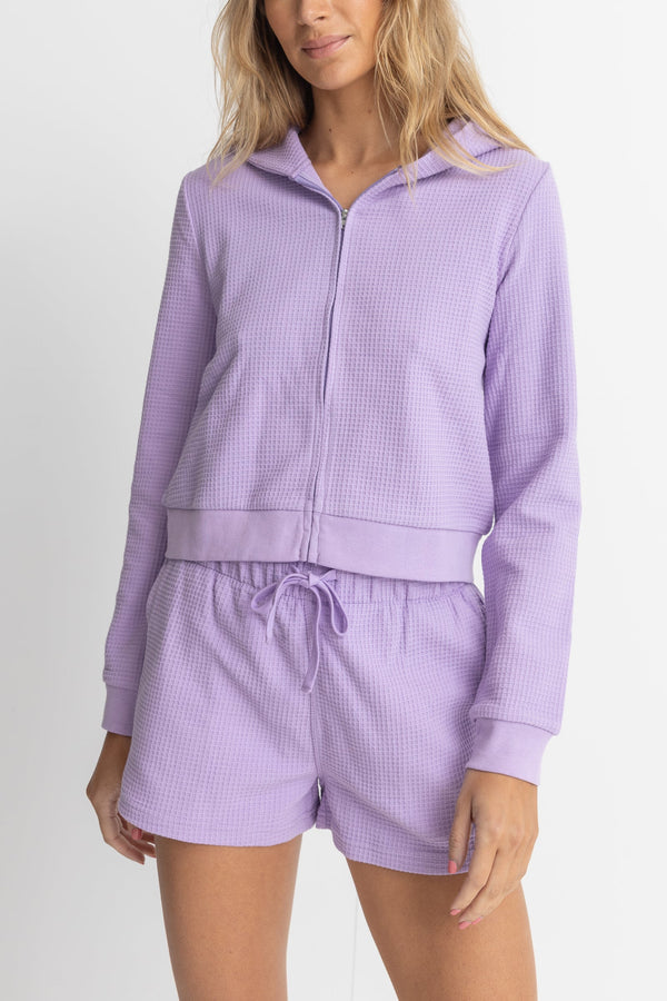 Rhythm Light Layers Zip Up - LAVENDER - Sun Diego Boardshop