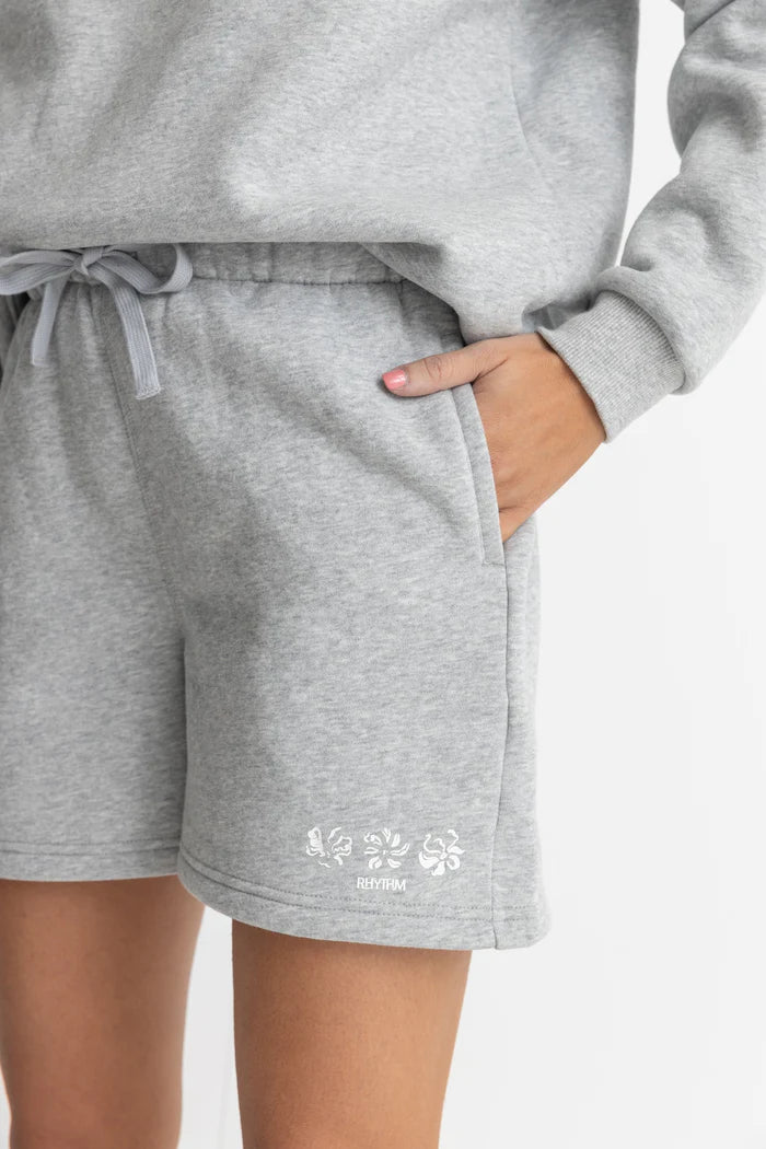 Rhythm Pacifica Fleece Short - GREY - Sun Diego Boardshop