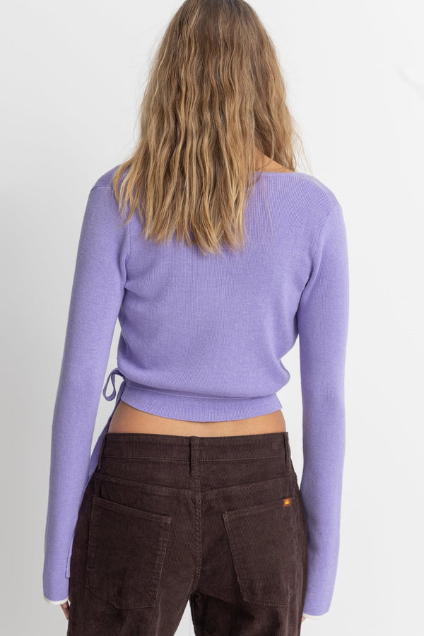 Rhythm Ballet Wrap Top - LAVENDER - Sun Diego Boardshop