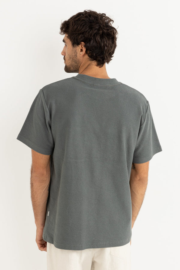 Rhythm Vintage Terry Short Sleeve Shirt - Silver Pine - Sun Diego Boardshop