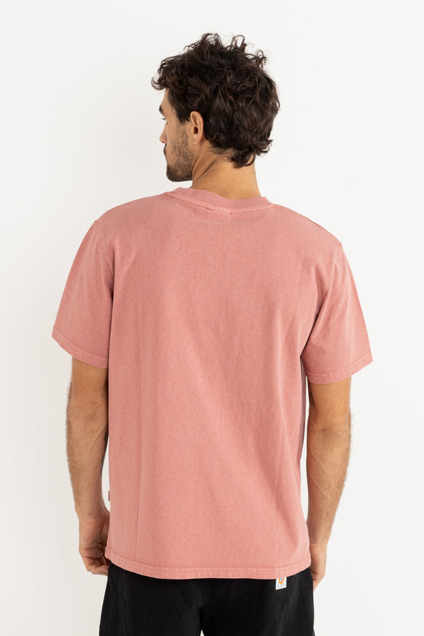 Rhythm Sound Specialist Vintage Short Sleeve T-Shirt - Dusty Rose - Sun Diego Boardshop