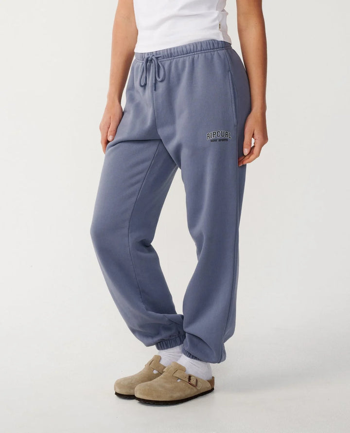Rip Curl Women's Varsity Sports Track Pant - Blue Grey