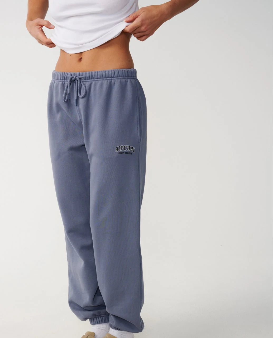 Rip Curl Women's Varsity Sports Track Pant - Blue Grey