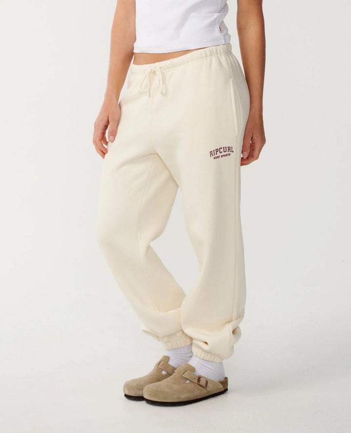 Rip Curl Women's Varsity Sports Track Pant - Bone