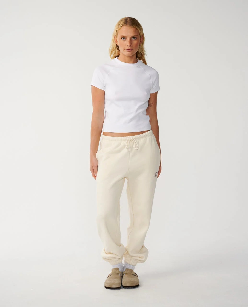 Rip Curl Women's Varsity Sports Track Pant - Bone