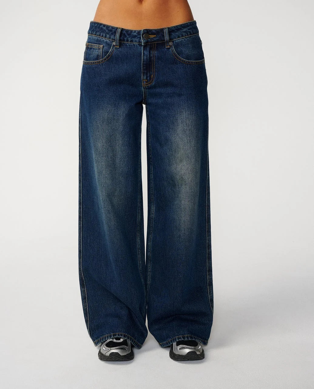 Rip Curl Women's Archive: Baggy Low Rise Jean - Dusty Blue
