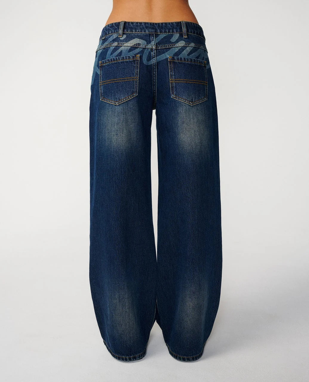 Rip Curl Women's Archive: Baggy Low Rise Jean - Dusty Blue
