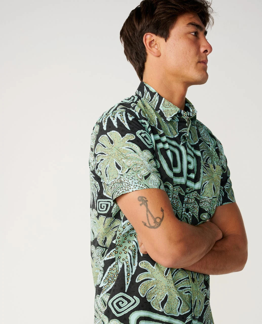 Rip Curl Men's Barrel Killa Short Sleeve Shirt - Washed Black - Sun Diego Boardshop