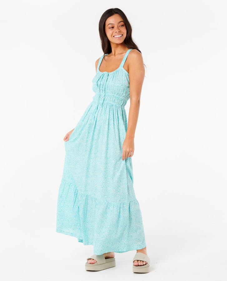 Rip Curl Neon Isles Maxi Dress - Blue 0070 - Sun Diego Boardshop