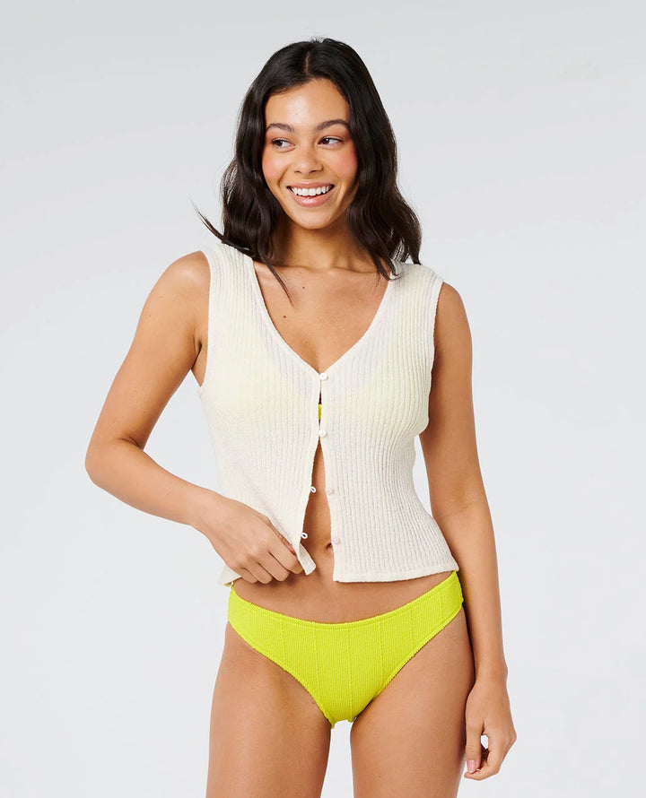 Rip Curl Women's Catalina Island Knit Vest - Off White - Sun Diego Boardshop