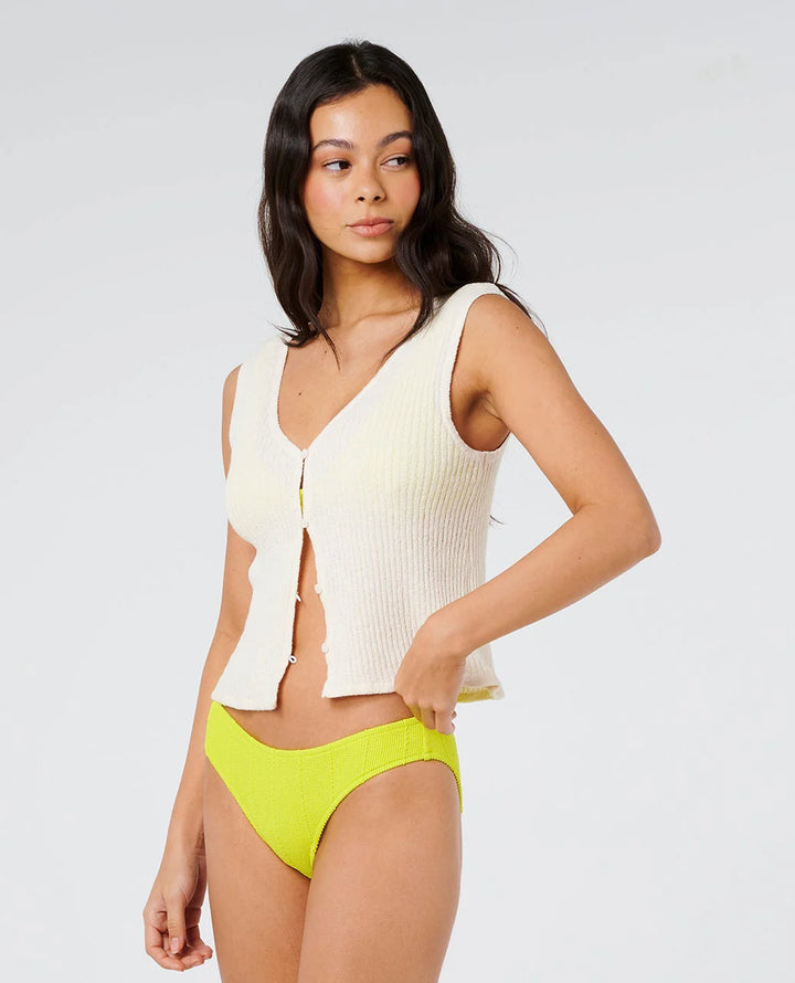 Rip Curl Women's Catalina Island Knit Vest - Off White - Sun Diego Boardshop