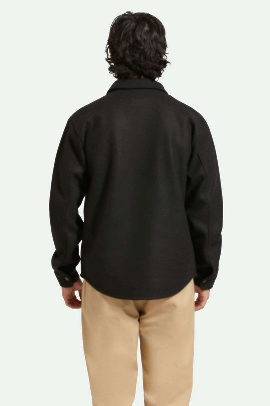 Brixton Durham Felted Stretch Jacket - BLACK - Sun Diego Boardshop