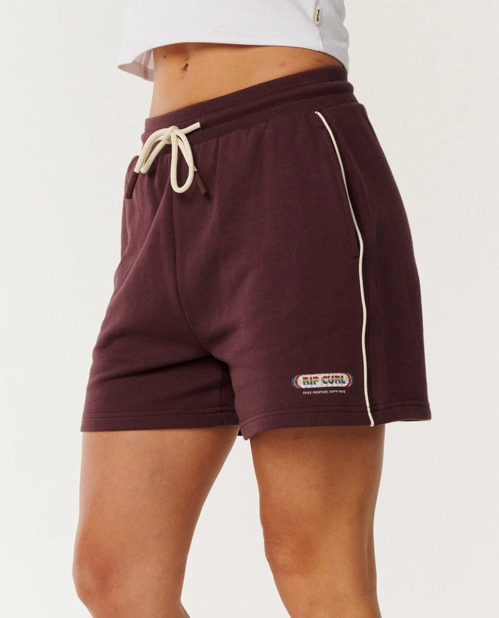 Rip Curl Women's Since 1969 Relaxed Track Short - Fudge - Sun Diego Boardshop
