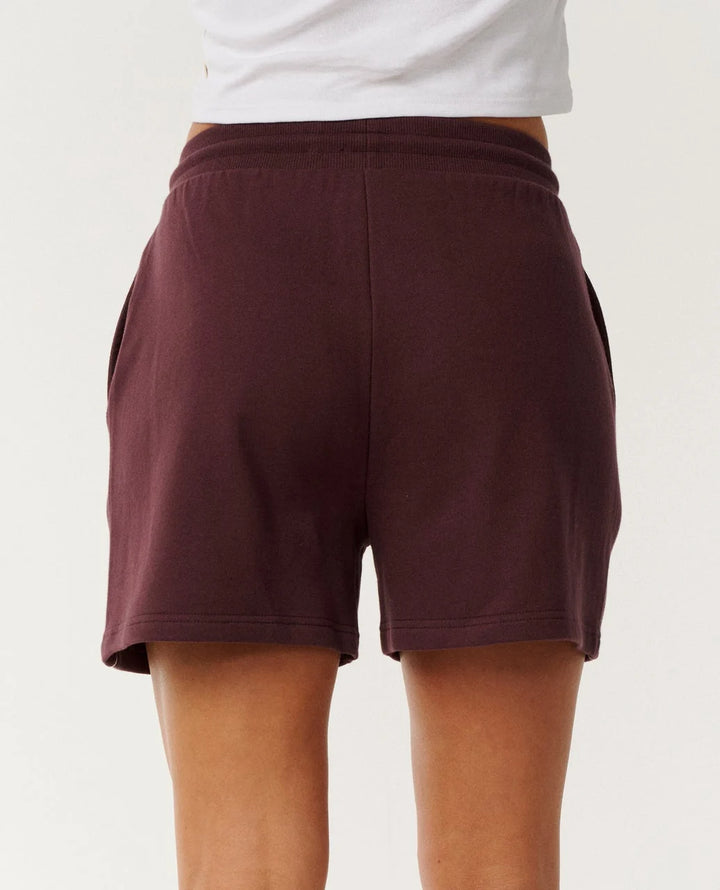 Rip Curl Women's Since 1969 Relaxed Track Short - Fudge - Sun Diego Boardshop