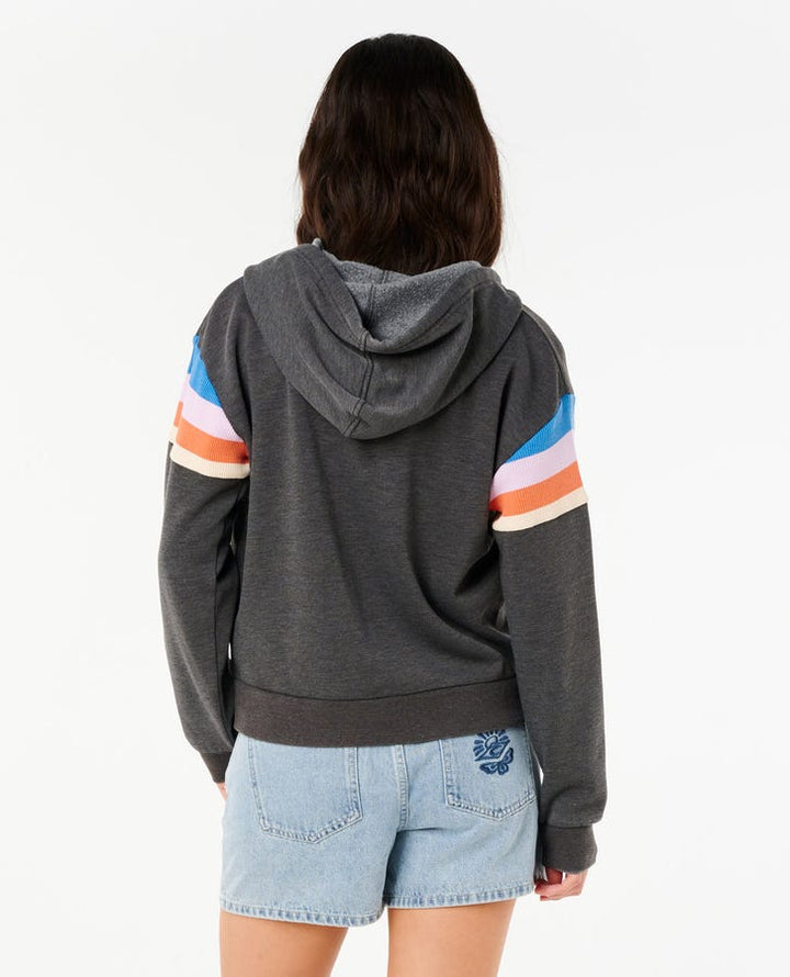 Rip Curl Surf Revival Zip Through - Washed Black - Sun Diego Boardshop