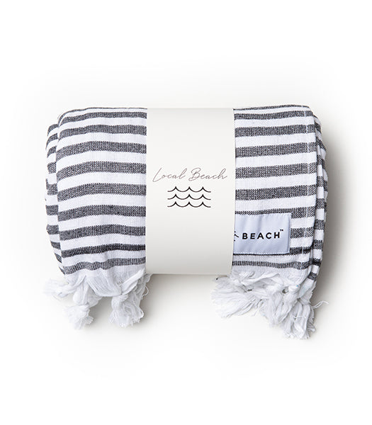 Local Beach Cabo Pool Towel - WHITE/GRAY - Sun Diego Boardshop