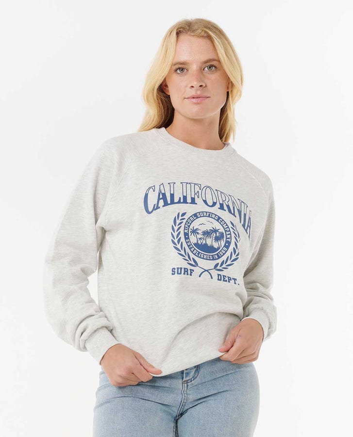 Rip Curl Surf Dept. Relaxed Raglan Crew - Sports Marle - Sun Diego Boardshop