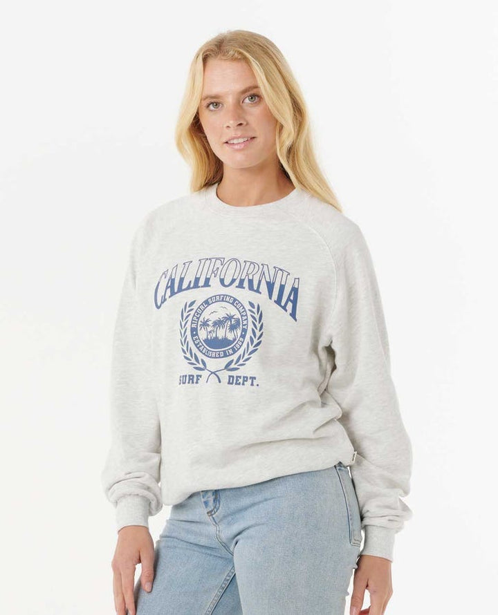 Rip Curl Surf Dept. Relaxed Raglan Crew - Sports Marle - Sun Diego Boardshop