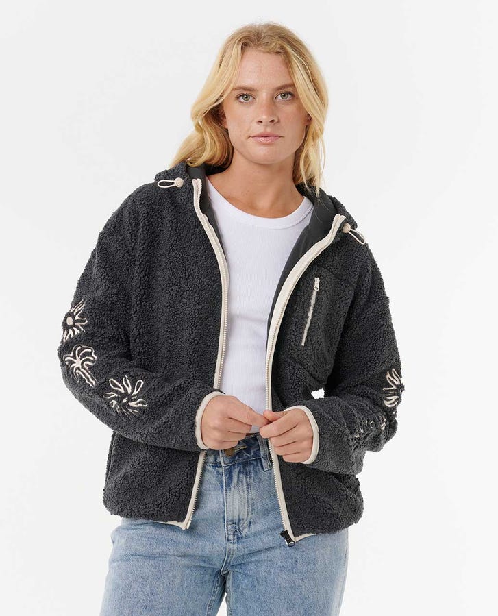 Rip Curl Pacific Rider Polar Fleece - Noir - Sun Diego Boardshop