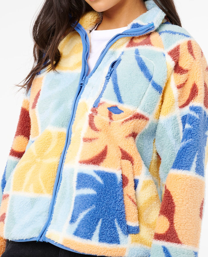 Rip Curl Ty Williams Zip Through Polar Fleece - Multi 8817