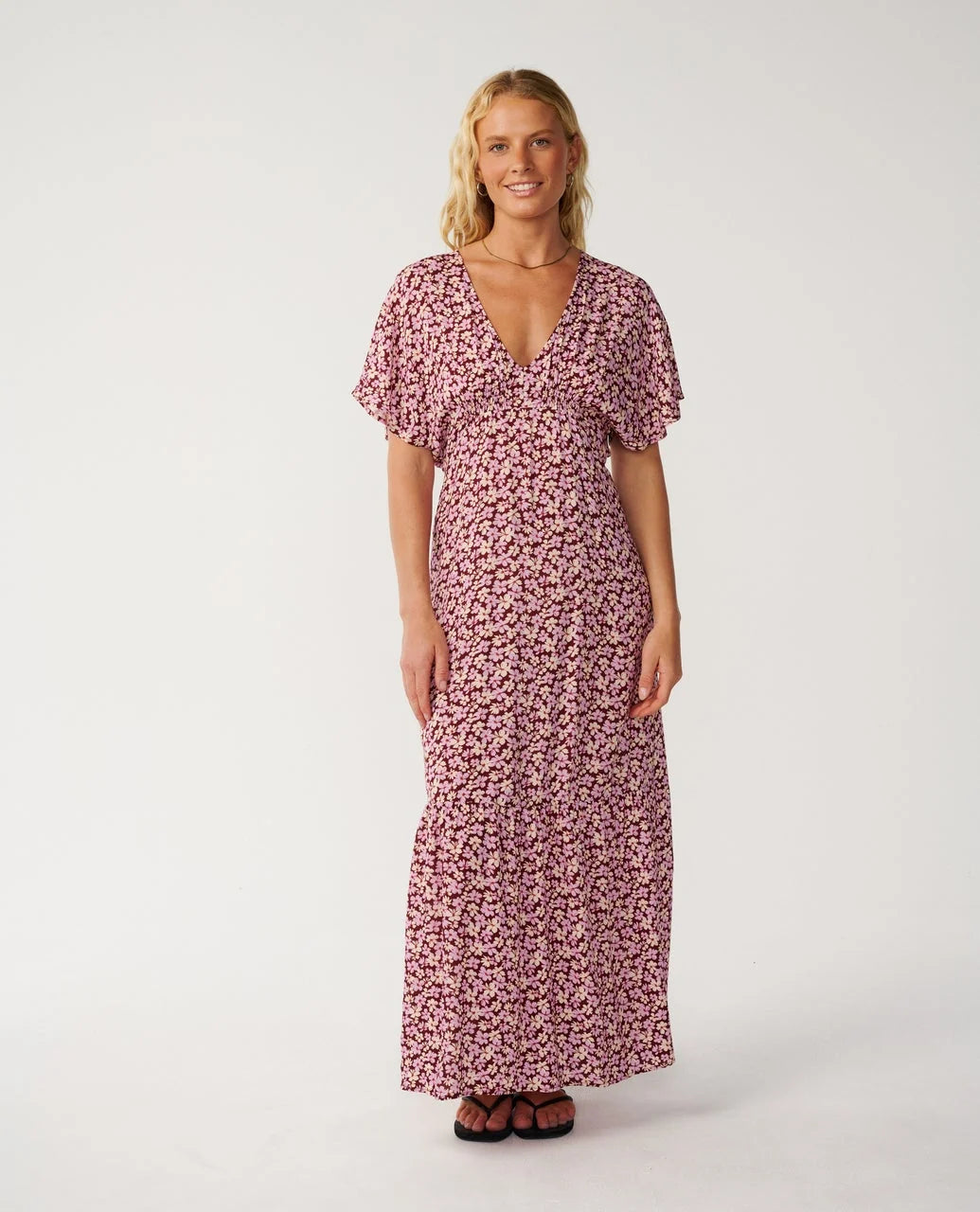 Rip Curl Women's Party Wave Maxi Dress - Dark Plum - Sun Diego Boardshop
