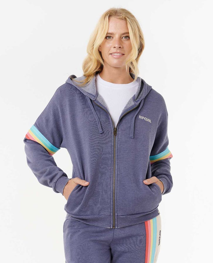 Rip Curl Surf Revival Zip Through Jacket - Blue 0070 - Sun Diego Boardshop