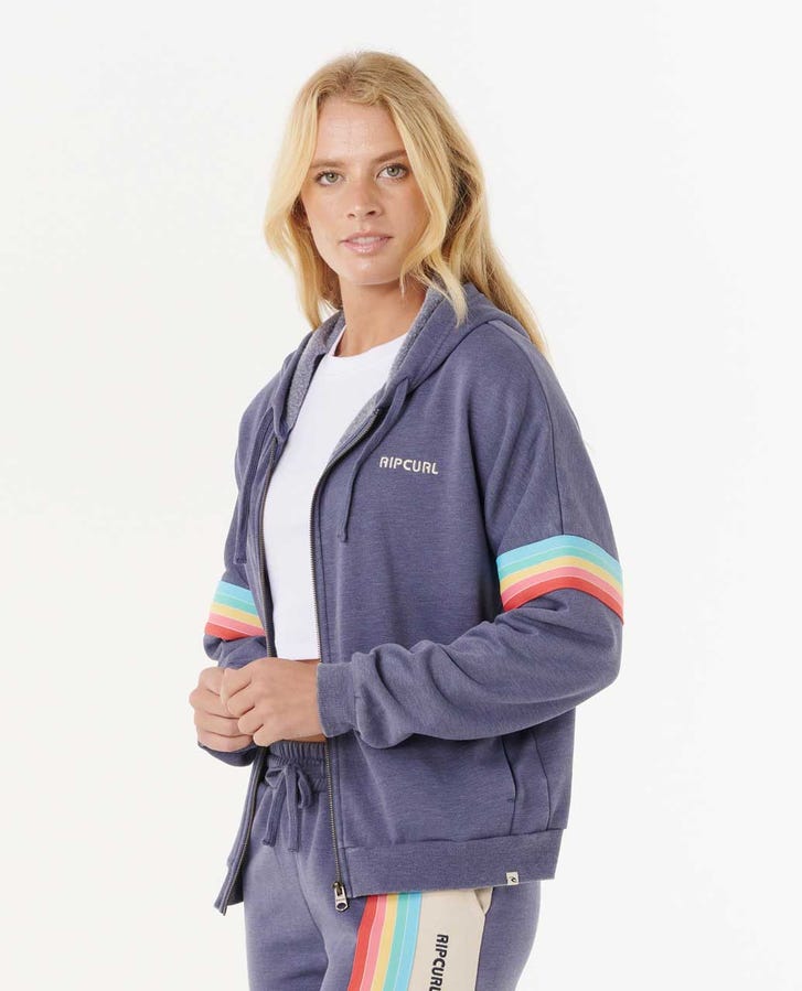 Rip Curl Surf Revival Zip Through Jacket - Blue 0070 - Sun Diego Boardshop