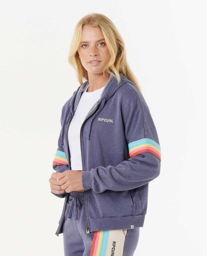 Rip Curl Surf Revival Zip Through Jacket - Blue 0070 - Sun Diego Boardshop