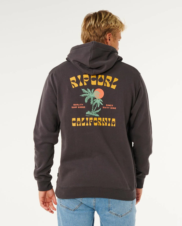 Rip Curl Cali Palm Desto Hood - Washed Black - Sun Diego Boardshop