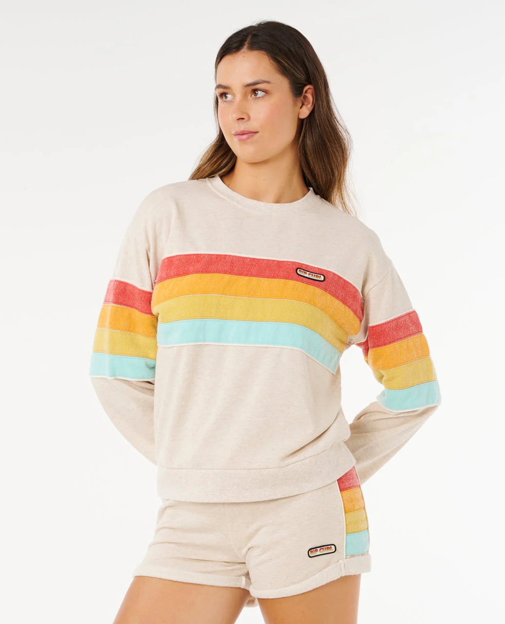 Rip Curl Surf Revival Relaxed Crew - Oatmeal - Sun Diego Boardshop