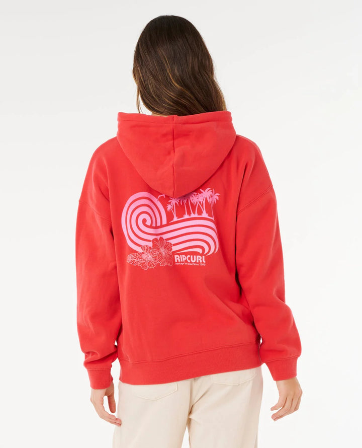 Rip Curl Ocean Break Heritage Hood - Deep Red - Sun Diego Boardshop