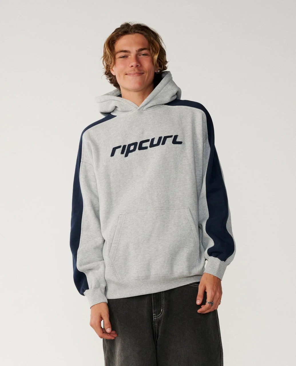 Rip Curl Men's Archive Panel Hood - Grey Marle - Sun Diego Boardshop