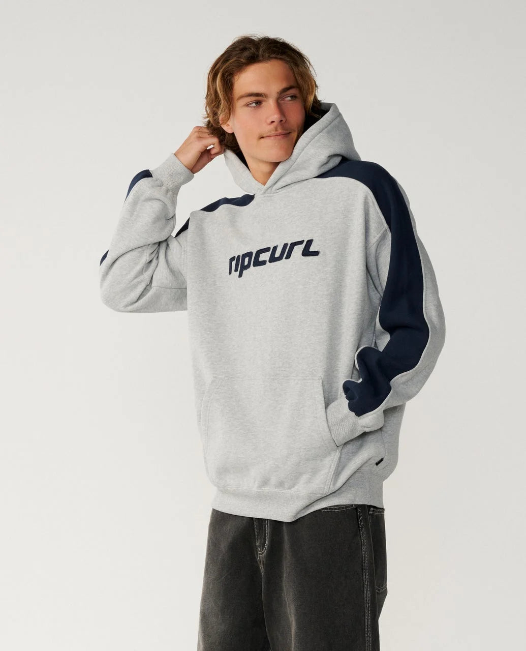 Rip Curl Men's Archive Panel Hood - Grey Marle - Sun Diego Boardshop